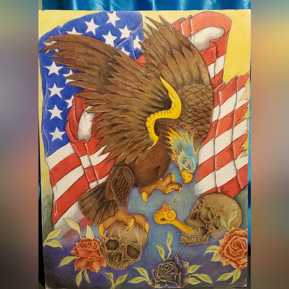 Art work by Inmate Ricard Reed coffield max unit.  Tennessee colony,Tx